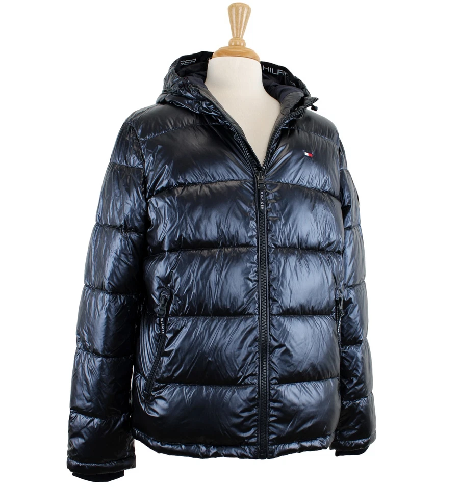 Tommy Hilfiger Men's Jacket Quilted Puffer Hooded Classic, Ultra Loft MSRP $250 - Image 1 of 4