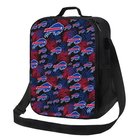 Buffalo Bills Insulated Travel Bag Print Picnic Bag Oxford Cloth Material Cover