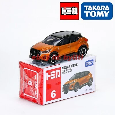 Tomy Tomica #6 Nissan Kicks Vehículo Modelo 1:60 Metal Diecast Coche Juguetes Regalo Nuevo Foto 1 de 4