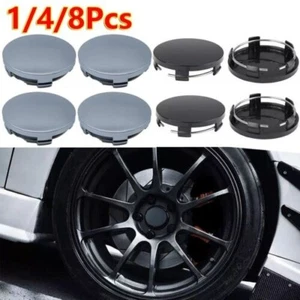 1-8PCS 60mm Car Wheel Hub Center Caps ABS Universal Wheel Hub Center Cap Cover - Picture 1 of 17