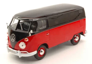 MODELLINO FURGONE STATICO DIECAST VW TYPE 2 T1 DELIVERY VAN 1959 NERO SCALA 1:24 - Foto 1 di 2