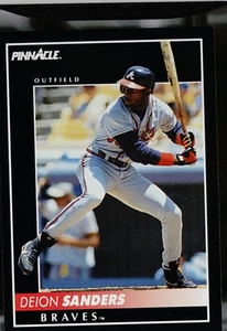 1992 Pinnacle Baseball Deion Sanders #170 - Picture 1 of 2