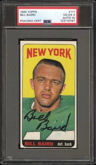 1965 Topps - Bill Baird #111 (RC) ~~~AUTOGRAPHED!!!~~~ *ONE of TWO, NONE HIGHER* - Image 1 of 1