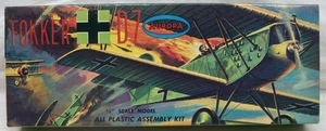 NEW Condition 1958 Aurora (106-100) Model Kit World War 1 "Fokker D-7" Complete - Picture 1 of 4