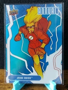 2023-24 Upper Deck DC Annual #99 Jesse Quick Blue Parallel - Foto 1 di 2