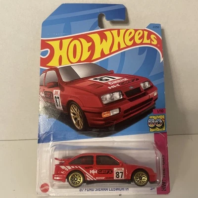 Hot Wheels - HW The 80's 1/10 - '87 Ford Sierra Cosworth Red 2/250 - Image 1 of 4