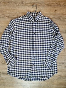 Orvis mens soft luxury flannel brushed cotton check gingham long sleeve shirt L - Picture 1 of 4