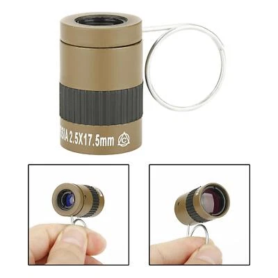 Mini Monocular Telescope 2.5x17.5mm Compact for Bird Watching Hiking Hunting - Image 1 of 4