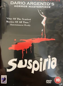 Suspiria region 2 DVD (2 discs) 1977 Dario Argento classic horror movie - Picture 1 of 4