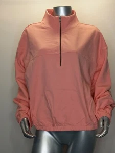 BP Nordstrom quarter Zip Fleece Pullover  Plus Size 2X  Pink Pudding New - Picture 1 of 10