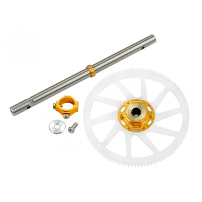 Titan MainShaft/CNCDelrinMainGear/Auto-RotationHub(GOLD)-BLADE180CFX/150S/Smart - Image 1 of 2