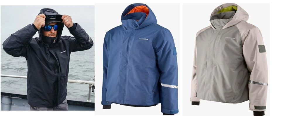 Grundens Transmit Jacket Waterproof Anchor Black & Blue  All Sizes 10214 - Image 1 of 1