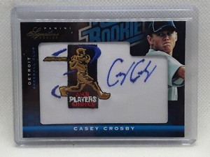 Casey Crosby 2012 Panini Signature Series Rated Rookie AUTO /299 Detroit Tigers