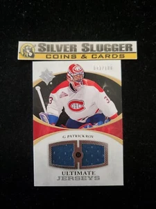 Camiseta deportiva Patrick Roy Upper Deck Ultimate Collection 2010-11 doble/100! - Imagen 1 de 2