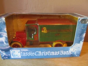 ERTL 1994 Merry Christmas 1925 Kenworth Delivery Truck Die Cast Metal Bank~NEW! - Picture 1 of 9
