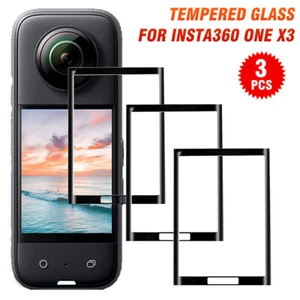 3pcs/Set Tempered Glass Anti Scratches Film Screen Protector for Insta360 ONE X3 - Picture 1 of 8