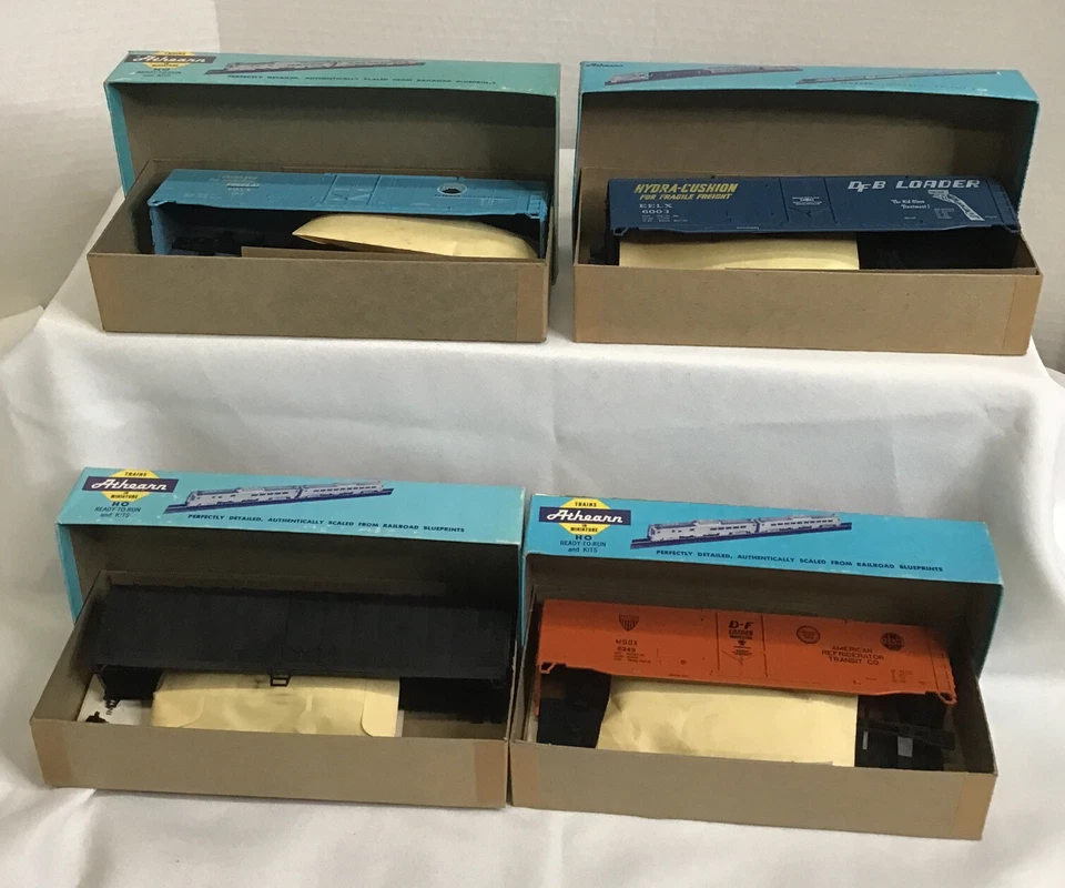 Set Of 4 Athearn Blue Box Kits-HO Scale-New (P5) - Image 1 of 4