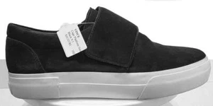 VINCE Womens Black Suede CAGE PLATFORM SNEAKERS LOAFERS Hook N Loop  MINT!  9.5 - Picture 1 of 5