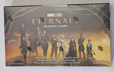 (FACTORY SEALED) 2023 UPPER DECK MARVEL STUDIOS ETERNALS HOBBY BOX - Image 1 of 2