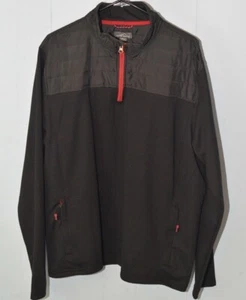 Eddie Bauer Fit Active FreeDry Longsleeve Quarter Zip Top Black XL - Bild 1 von 5