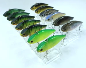 13 Lucky Craft LVMax500 7.5cm 23g (Hooks changed, paint peeled) Lot. - Picture 1 of 13