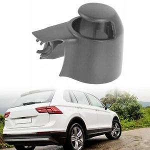 Black Rear Wiper Blade Cover Cap For VW MK5 Golf Polo Passat Caddy Tiguan SH - Picture 1 of 7