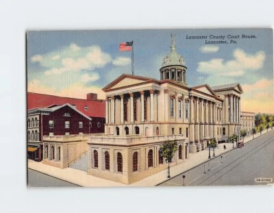 Postcard Lancaster County Court House Lancaster Pennsylvania USA - Image 1 of 2