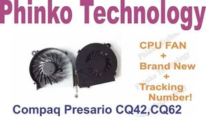 COMPAQ Presario CQ42,CQ62,G42,G62 CPU Cooling Fan ***Brand New*** 3 pin - Picture 1 of 1