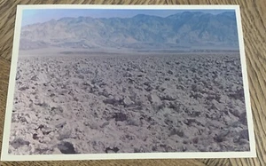 Death Valley CA Vintage Postkarte Devil’s Golf Course unbesendet Ephemera - Bild 1 von 2