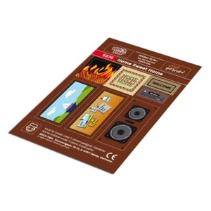 Home Sweet Home Pack ❤️ PEGATINA apta para bloques de construcción azulejos /5376 - Imagen 1 de 1