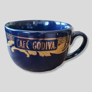 Taza de cerámica clásica Café Godiva California Destry 2005 cobalto - Imagen 1 de 7