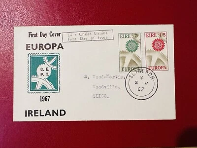 Ирландия 1967 FDC Европа ⭐ - Изображение 1 из 2