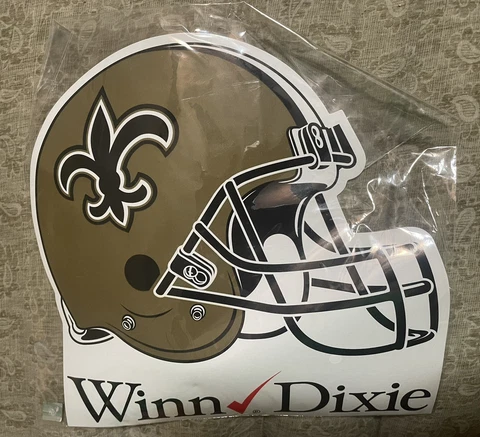 New Orleans Saints Car Magnet SGA Helmet Decal Brand New Cover