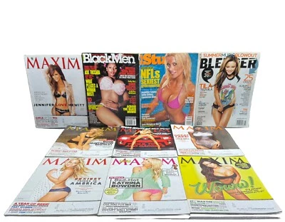Maxim Magazine Swimsuit Magazine Lot 10 2011 2012 Tila Tequila 2008 Toccara 2006 - Image 1 of 4