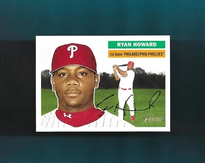 2005 Topps Heritage Card # 89 RYAN HOWARD PHILADELPHIA PHILLIES EXCEPTIONAL! - Image 1 of 2