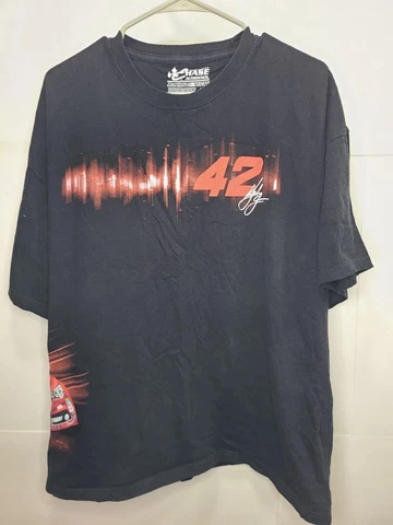 Kyle Larson Target All Over Graphic Print Black Tshirt Mens sz XL NASCAR Cover