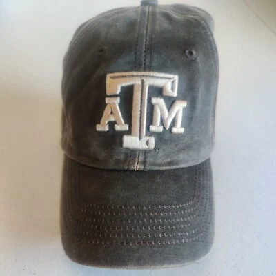 德克萨斯 a&M Aggies 帽子 '47 人造皮革外观棕色和金色 — 第 1/4 张图片