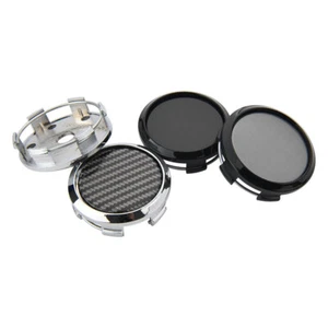 56mm Wheel Caps Blank Center Cap Wheel Hubcaps For Rims - 4 Pieces - Picture 1 of 28