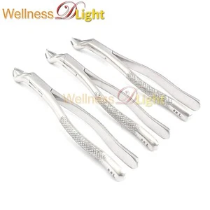 Set Of 3 Dental Extracting Forceps #88L Dental Extraction Instruments - Picture 1 of 3