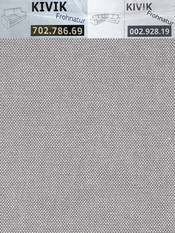 IKEA KIVIK 3-Sitzer-Sofa Schonbezug - Lichtgrau (702.786.69)