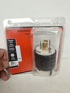 Legrand Pass & Seymour L1420-PCCV3 Turn-Lock Plug 20A, 125-250V 3 Pole 4 W (HD) - Picture 1 of 6