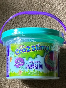 Cra-Z-Slimy Pre-made Slime Mint Chip Ice Cream Scent 24 oz. - Picture 1 of 4