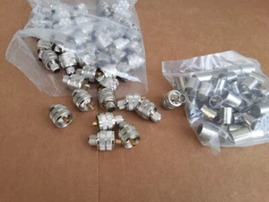 Câble coaxial 50 pcs PL259 mâle pour LMR-400,RG-213,RG-8/U,RG-214 - Photo 1/2