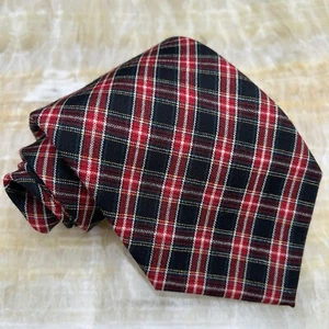 Pendleton Multicolored Plaid Design Neck Tie Wool Handmade USA - Picture 1 of 6