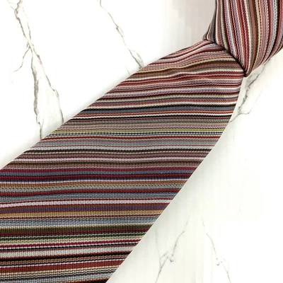 Corbata Paul Smith Regimiento Multi Rayas Seda JAPÓN 3.25 Foto 1 de 4