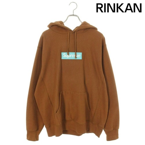 Felpa con cappuccio Supreme 17AW Box logo pullover felpa uomo XL usata 252d76d57dc