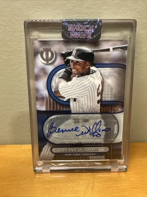 2024 Topps Tribute Bernie Williams Auto Blue #/150 Yankees - Image 1 of 4