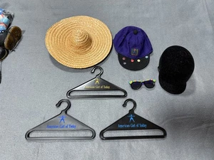AMERICAN GIRL TODAY SUNGLASSES HANGERS STRAW/RIDING/BALL HATS PLEASANT COMPANY - Picture 1 of 8