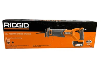 RIDGID 18V无绳往复锯套件带4.0 Ah电池和充电器 — 第 1/2 张图片