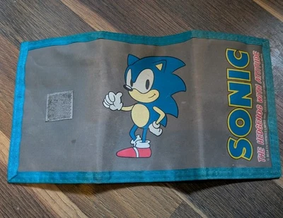 Vintage 1991 90s SEGA ENTERPRISES Sonic Hedgehog Wallet RARE Gaming Collectable - Image 1 of 4